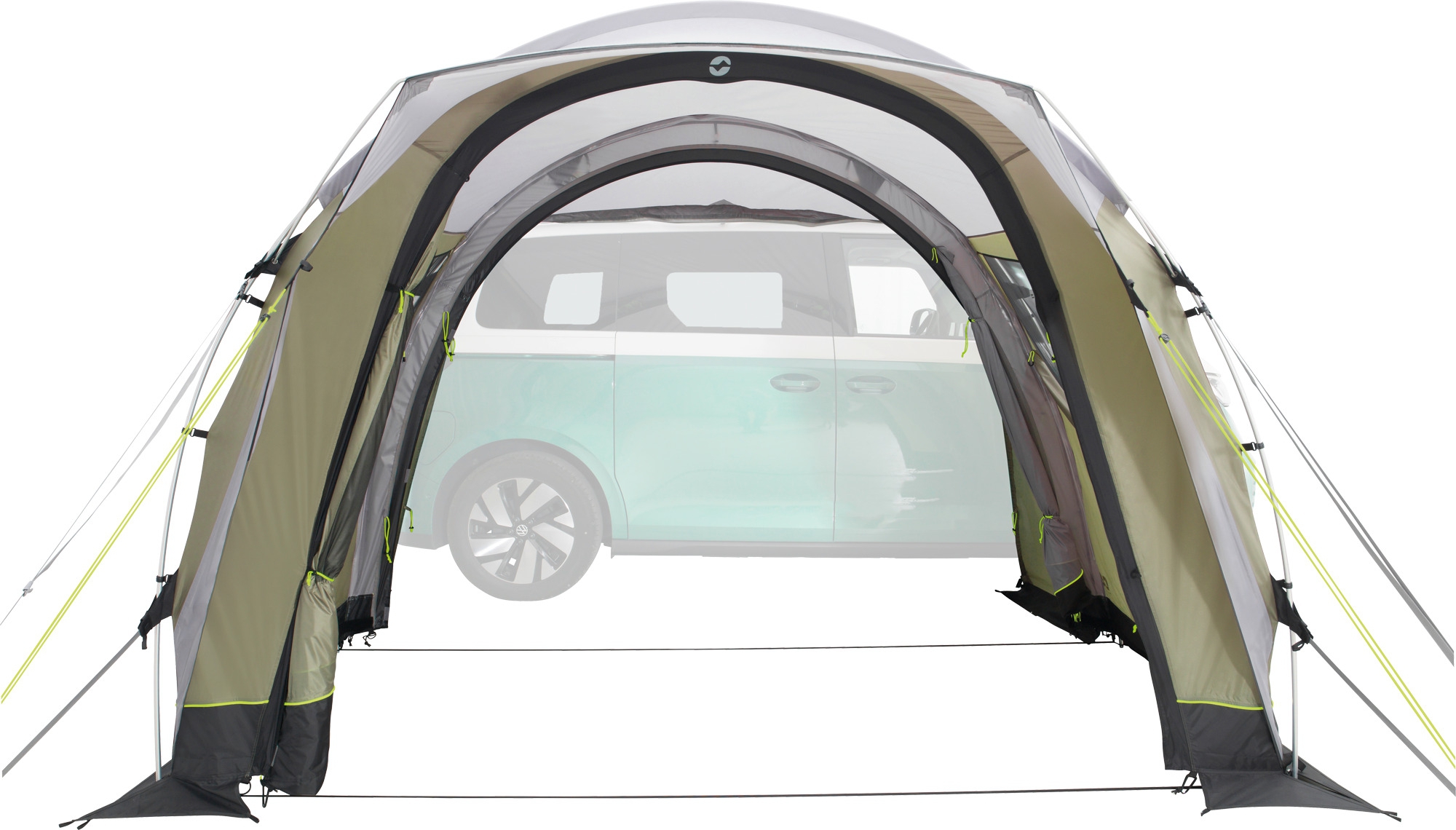 Outwell Seacrest Vorzelt für Campingbusse 1 bis 2 Personen Grün