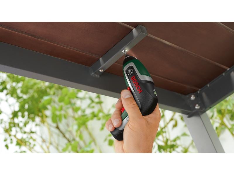 Bosch Akku-Schrauber IXO 7 Basic Handlicher Akkuschrauber mit Bit-Set und Bit Verlängerung