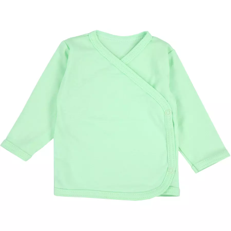 TupTam Baby Langarm Wickelshirt 5er Set grünblau