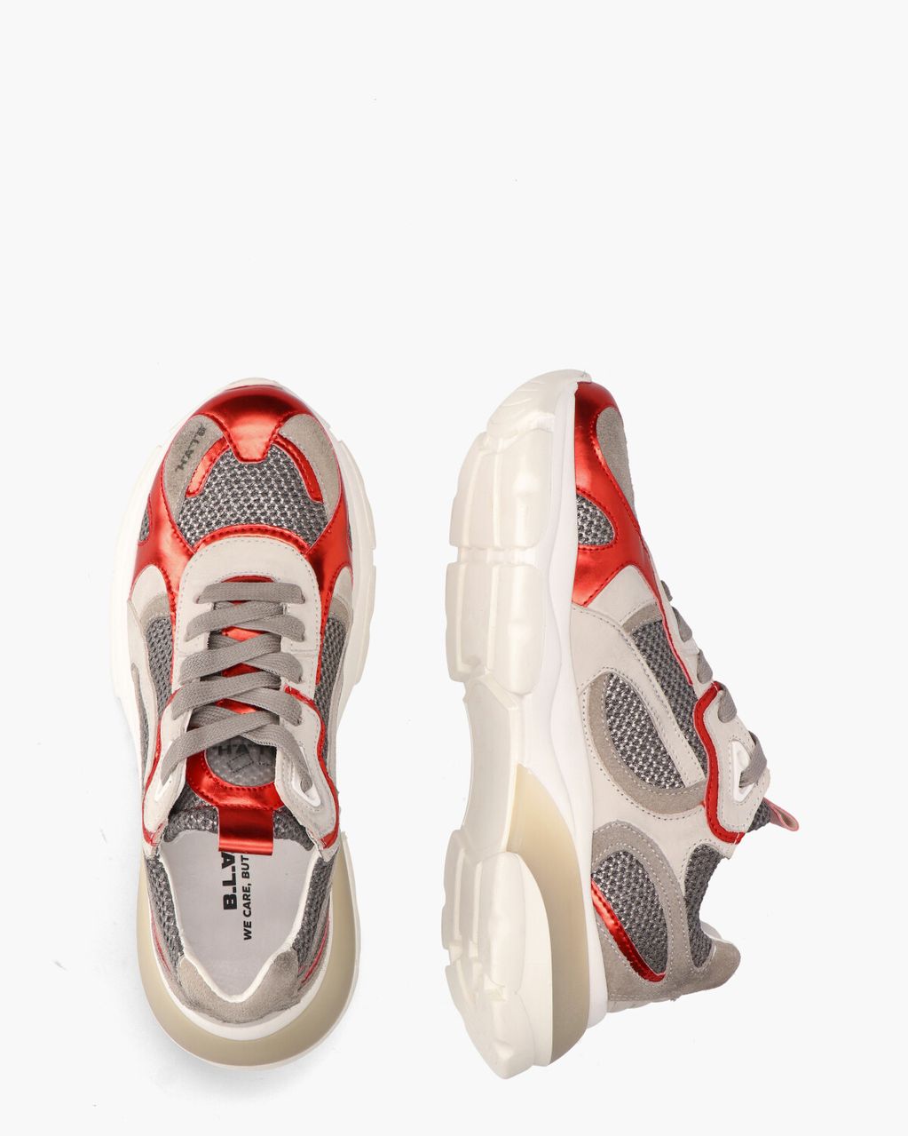 B.L.A.H. Muriel Off-White/Multicolor Damessneakers