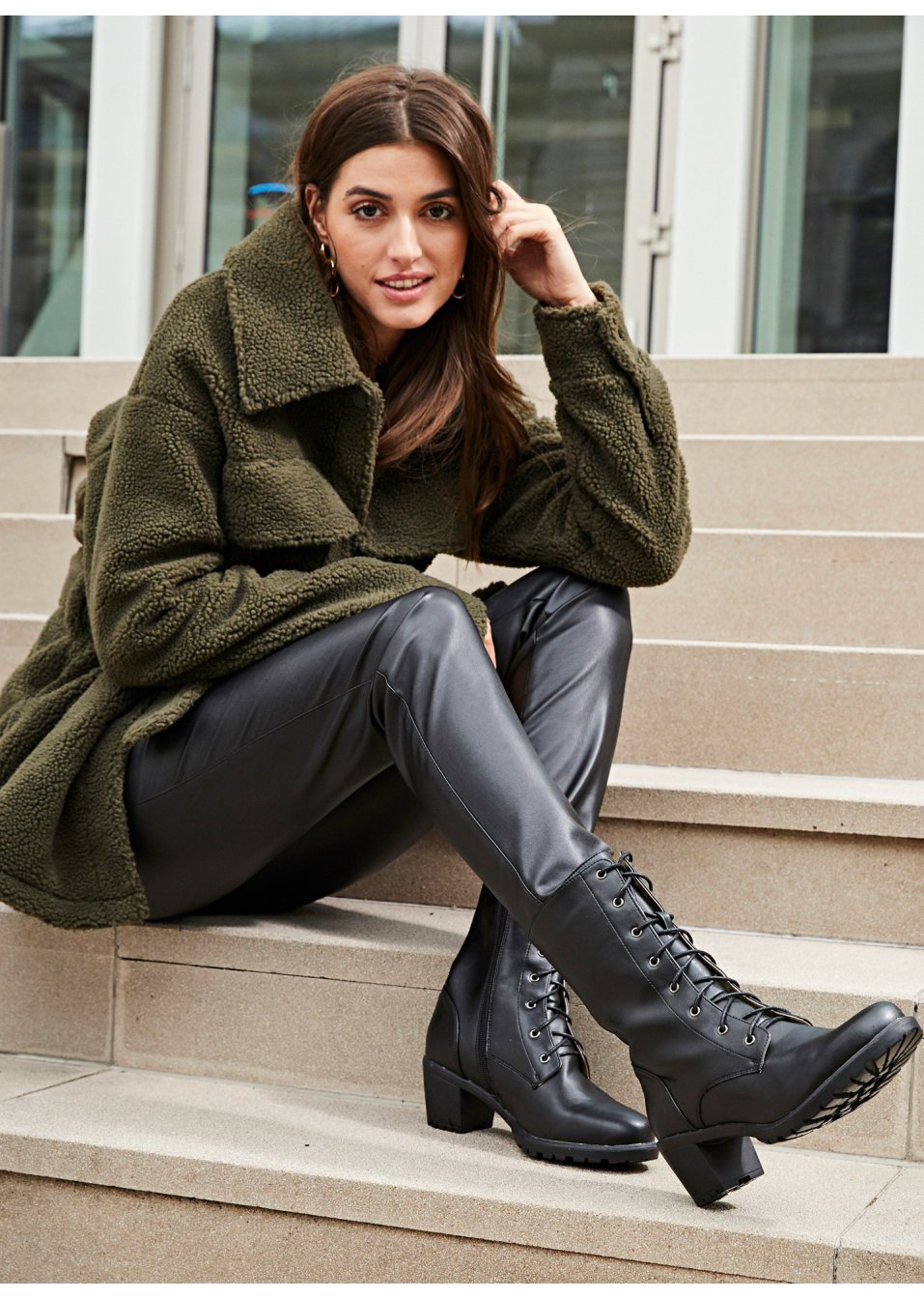 Bottes à lacets