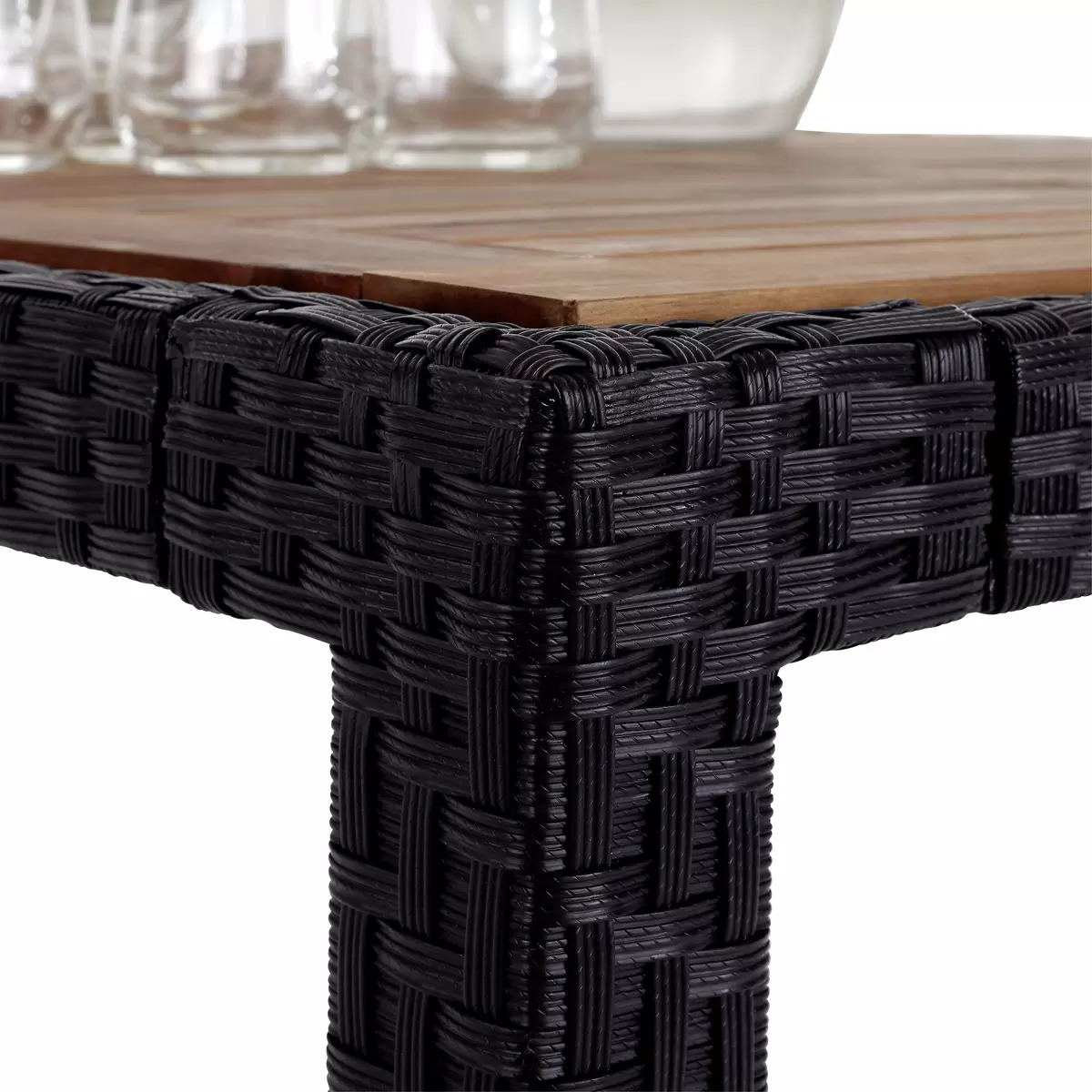 James Wood Gartengarnitur Moa 5-Teilig schwarz,braun,beige