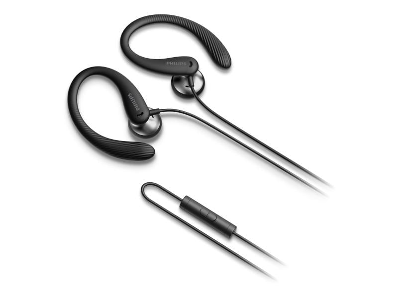 Philips In-Ear-Kopfhörer TAA1105BK/00 Schwarz In-Ear Sport-Kopfhörer mit Mic