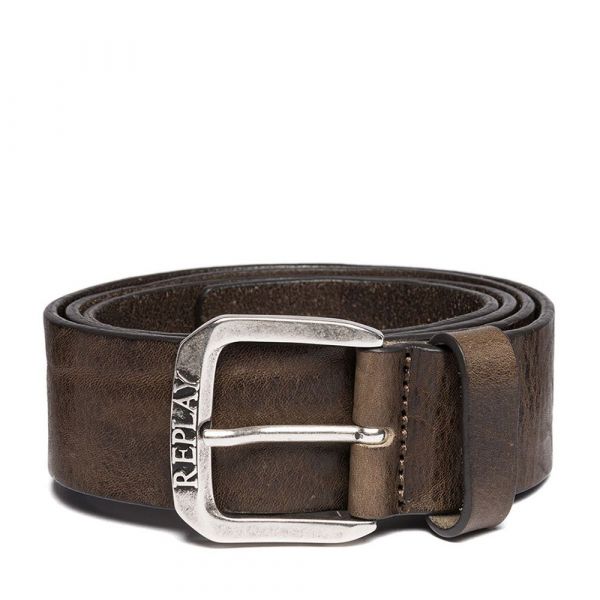Replay Cinto Am2515.000.a3077 Faded Grey Mud 110 cm
