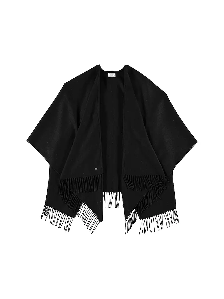 FRAAS Poncho - Cape RUANA schwarz
