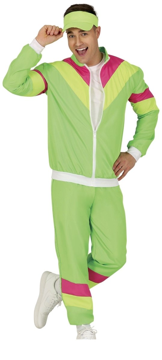 Neon Groene Trainingspak Fout Heren