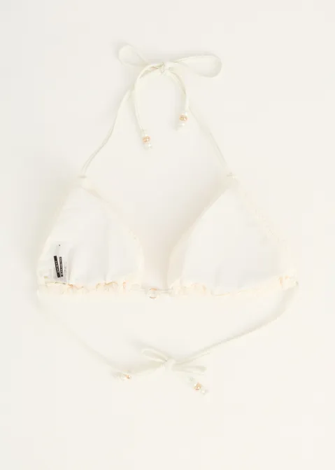 Bikini top gehaakt off-white (ECRU)