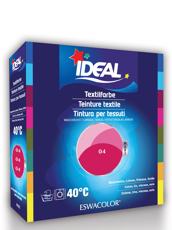 IDEAL MAXI Baumwolle Color<br>1 Stück, No04 fuchsia