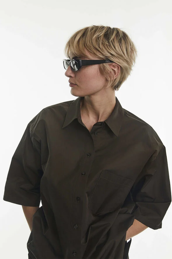 Oval Square OSWork Shirt Forest night