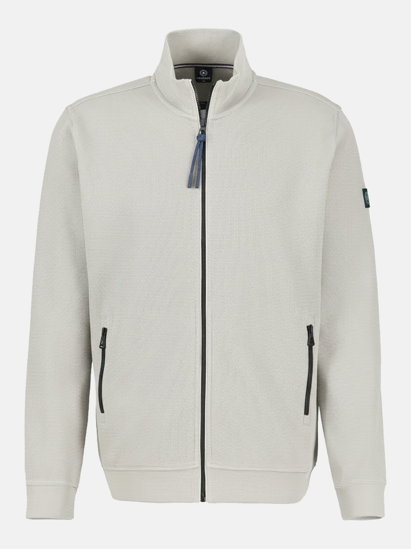 Sweatjacke aus weichem Baumwollmischgewebe