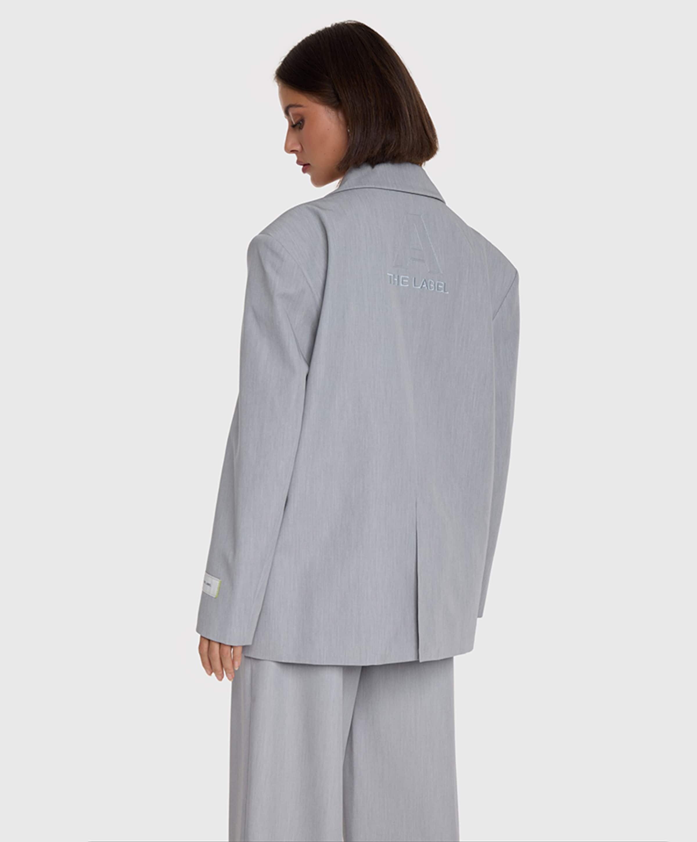 Alix The Label Dames blazer grijs