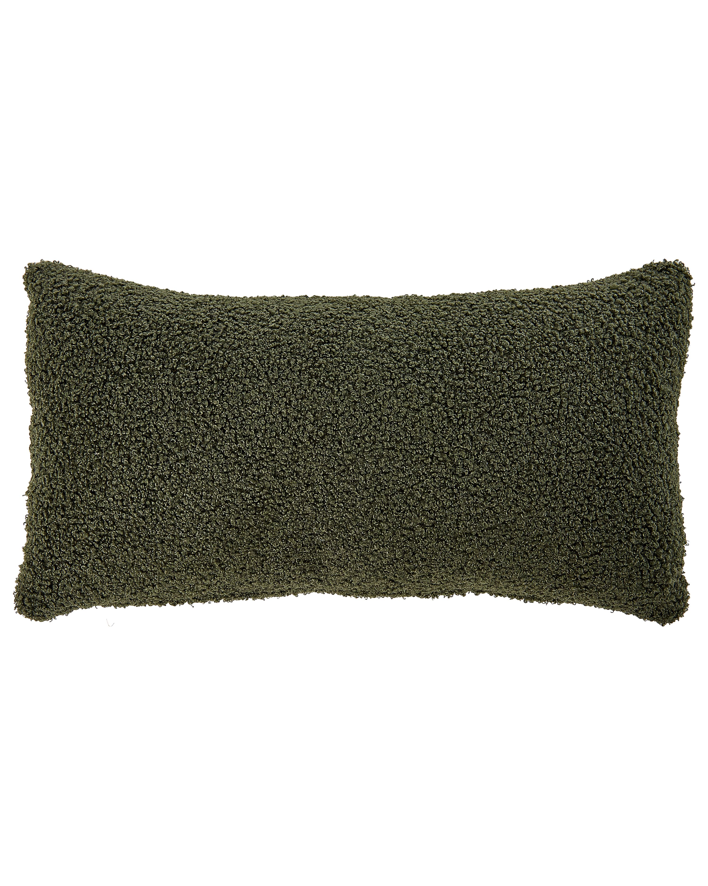 Fauteuil OTSBY II met kussen Bouclé Donkergroen