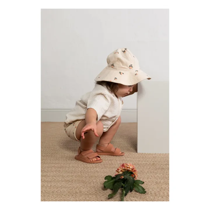 garbo&friends Chapeau Imprimé | Beige rosé