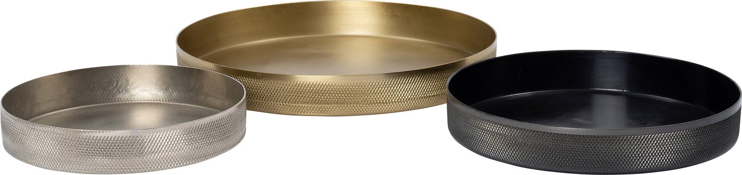 Intratuin decoratiebord Nia goud D 30 H 4 cm