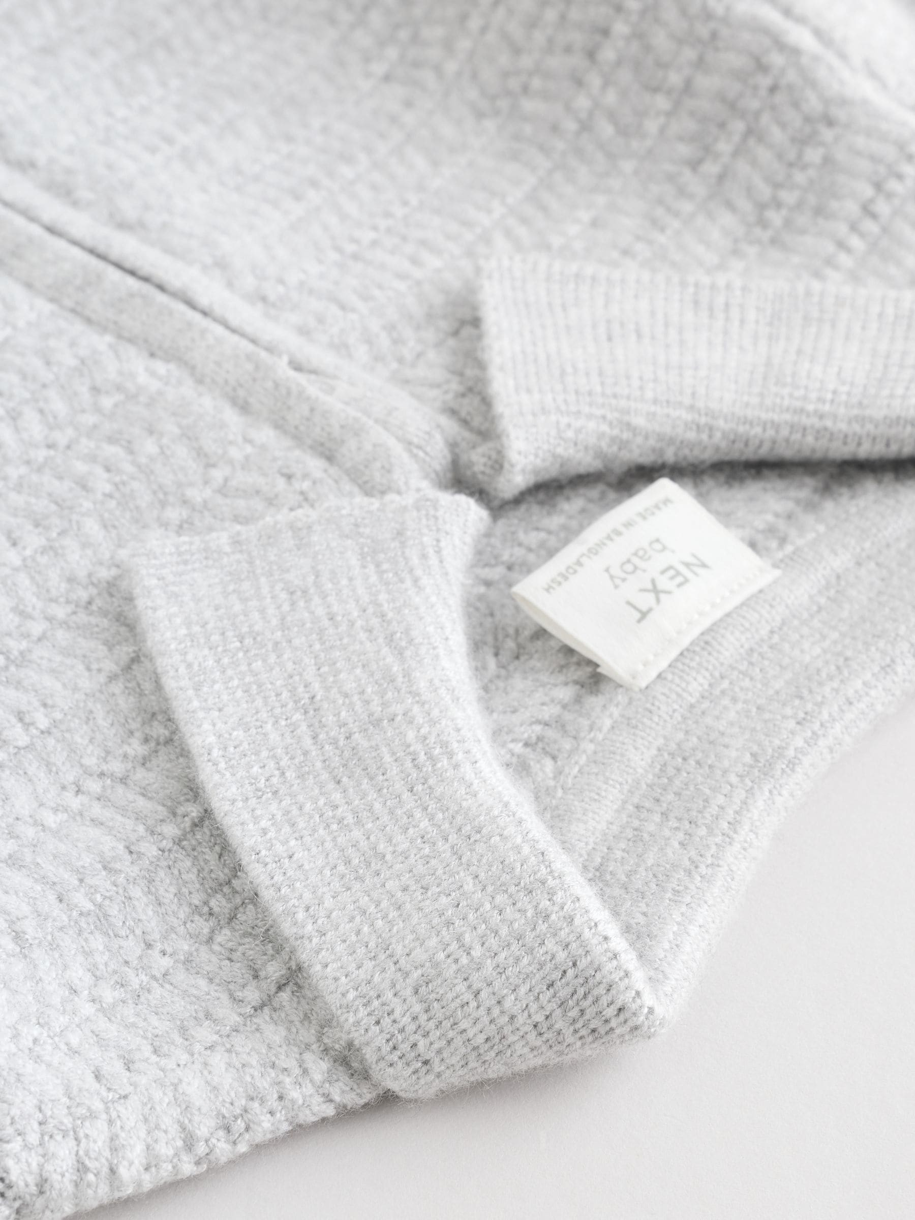 Grijs - Babyset met gebreide trui en legging (0mnd-2jr)