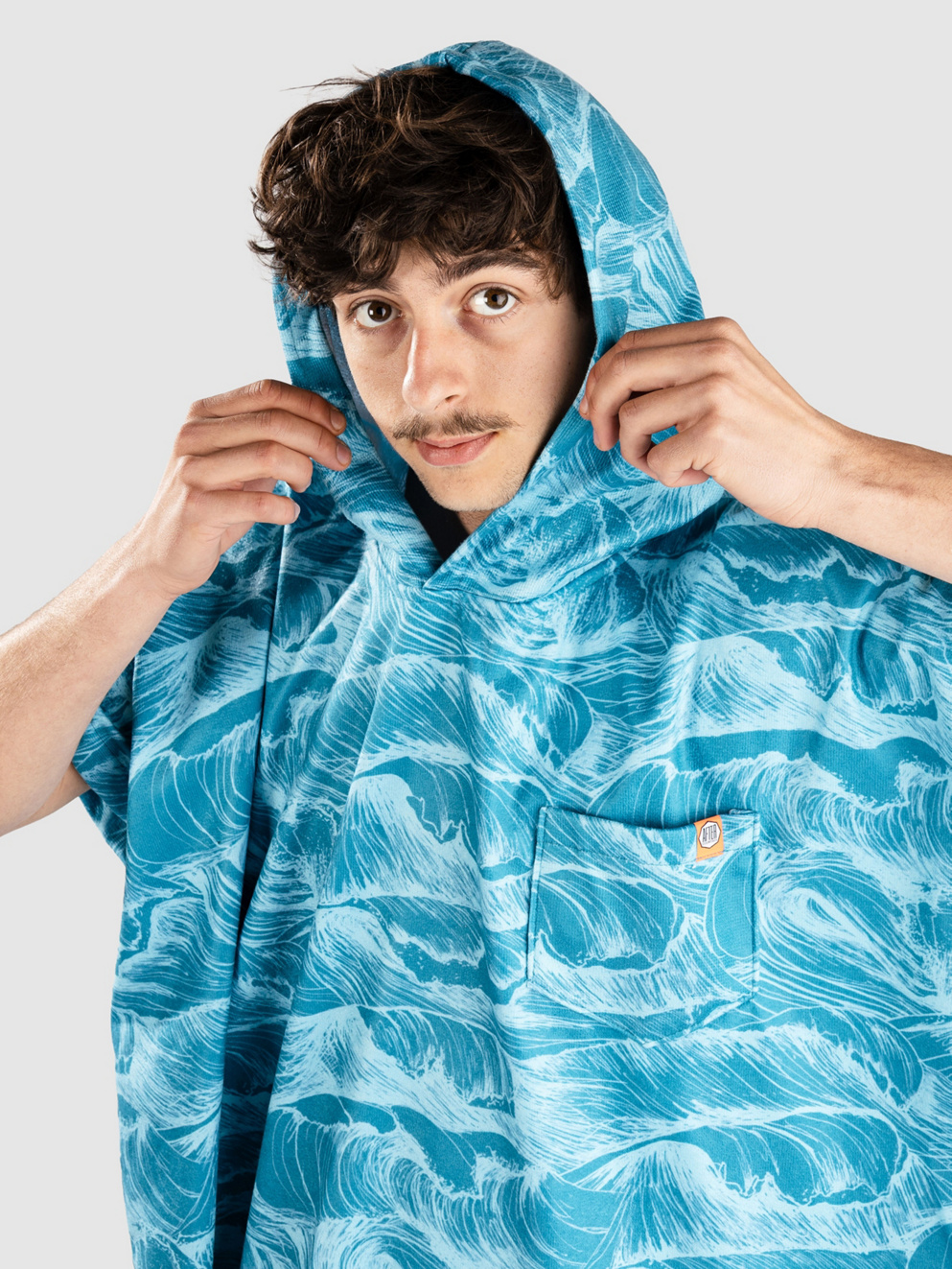 After Ocean Surf Poncho blue