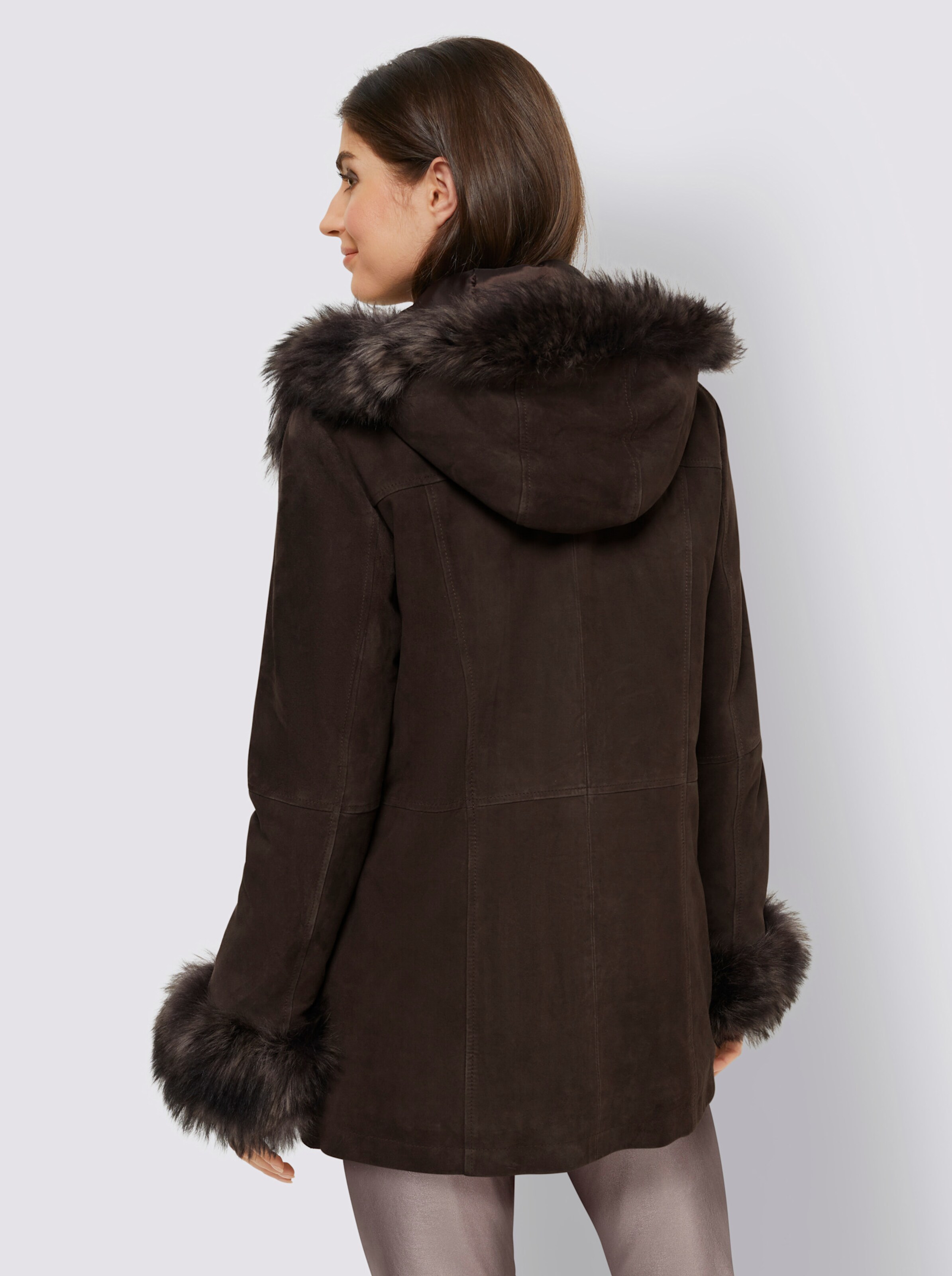 Lammfell-Jacke