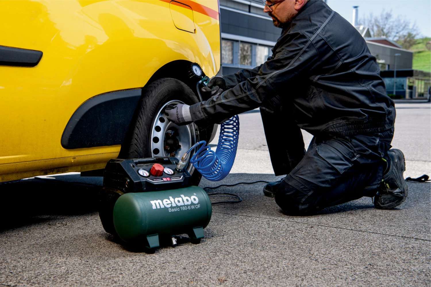 Metabo Basic 160-6 W OF Compressor - 8 bar - 6L - 55 l/min