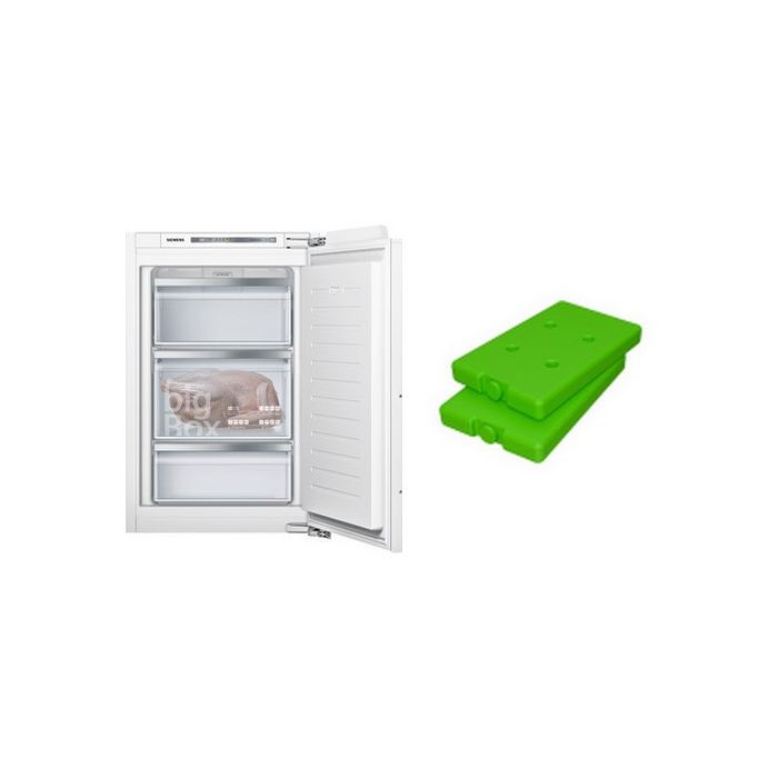 Siemens Set Ein/Unterbau-Gefrierschrank MK088GGE5N inkl. Kälteakku
