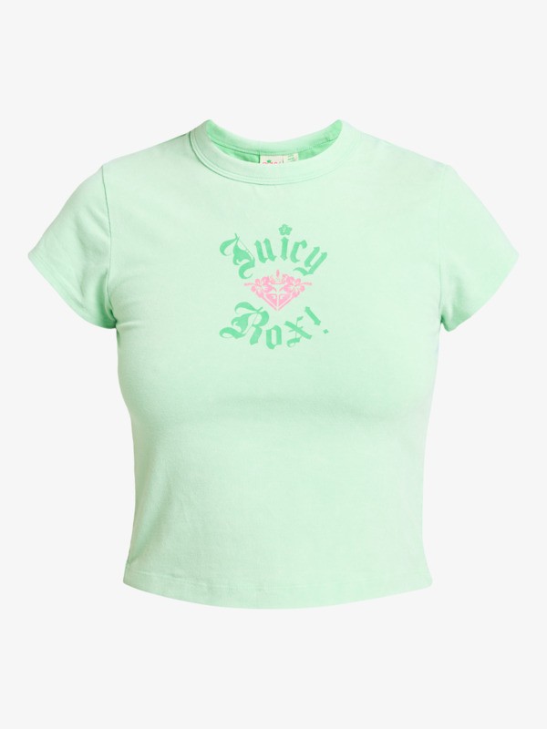 Roxy X Juicy Couture T-Shirt à manches courtes Vert Femme
