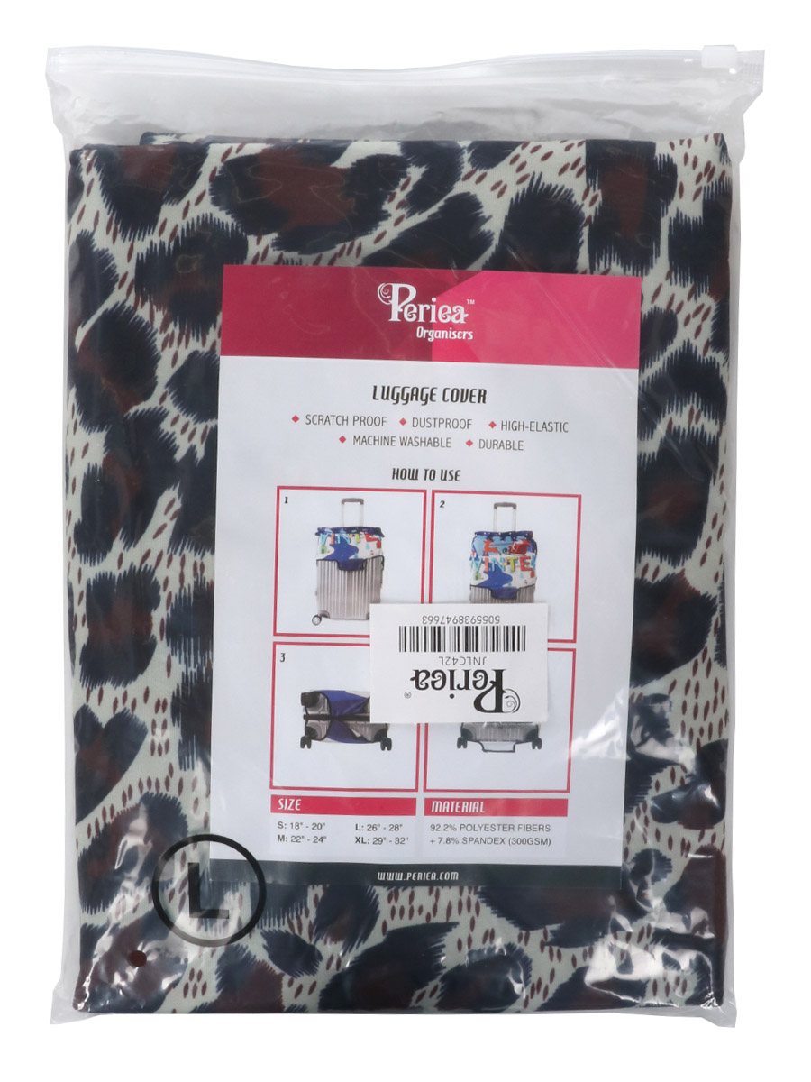 Housse de valise Periea Gold Leopard L