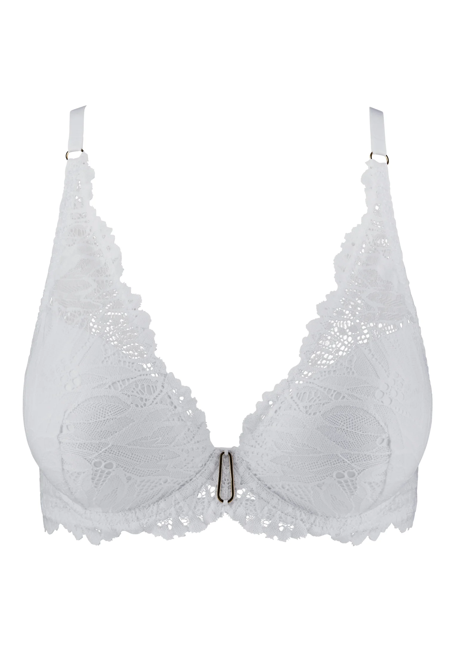 FLOWERMANIA - Soutien-gorge plunge foulard | Blanc