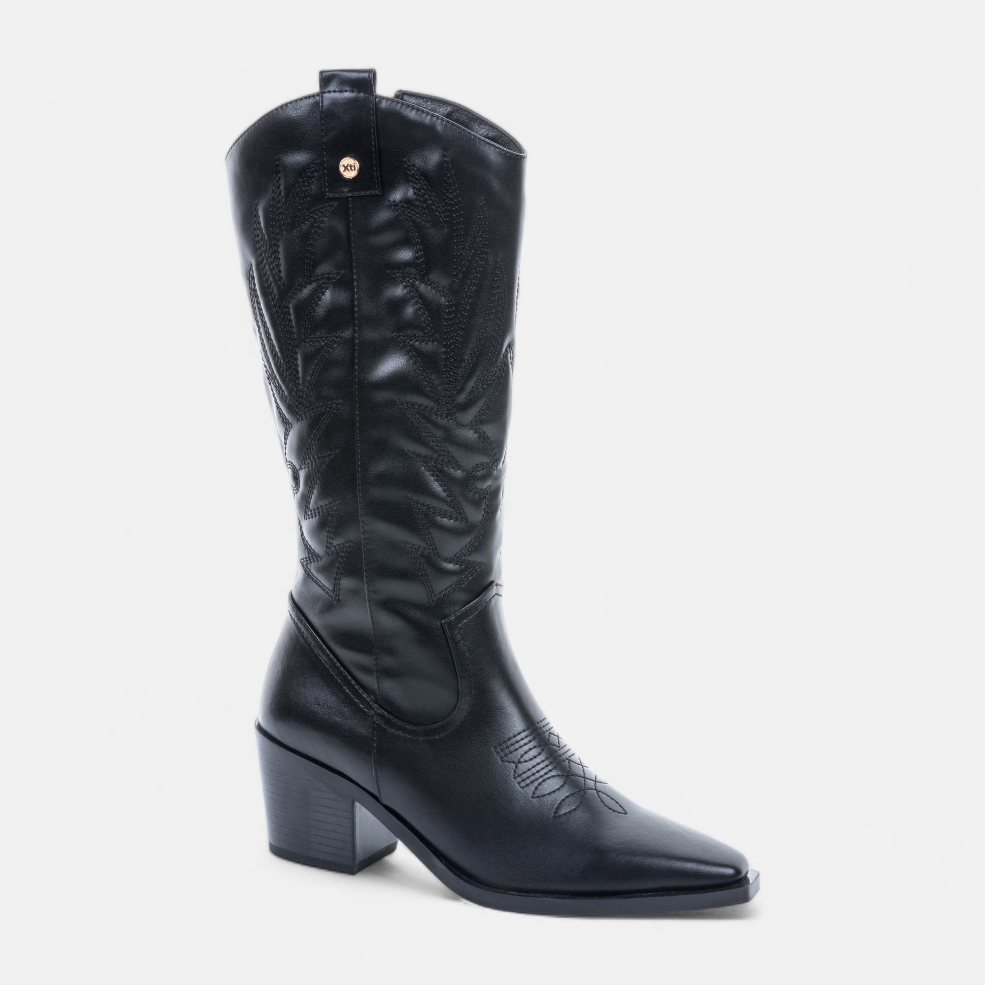 Santiags à talon Femme noir
