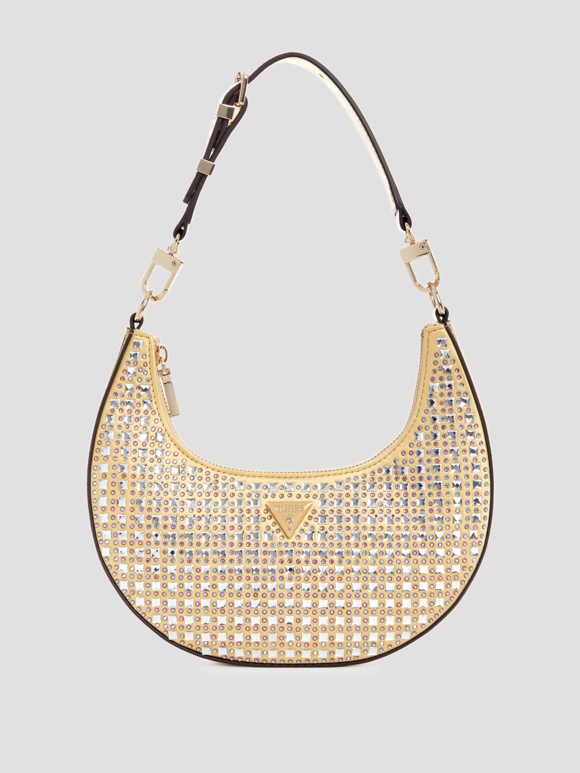 Bolsa Hobo Pequena Lua com Strass