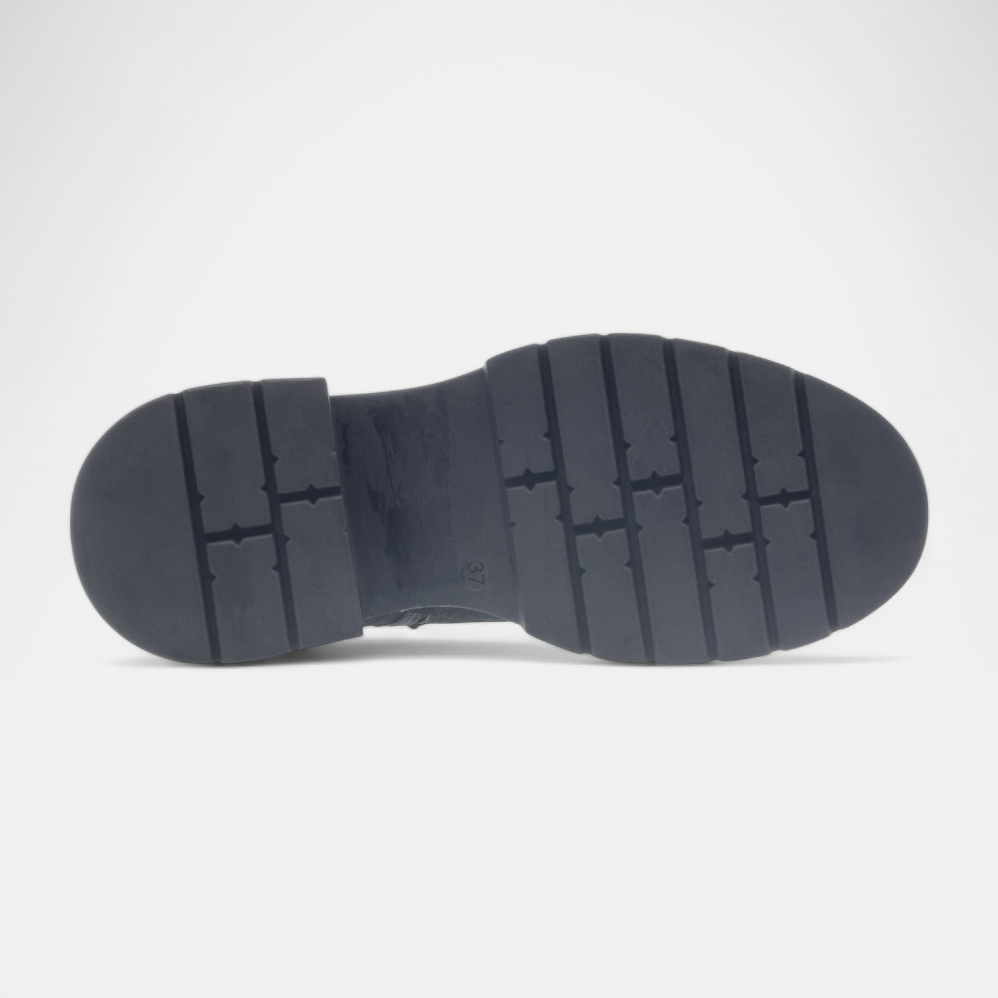 Boots à talon Femme en cuir noir
