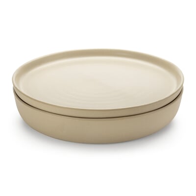 Tiefer Teller, Natur-Beige