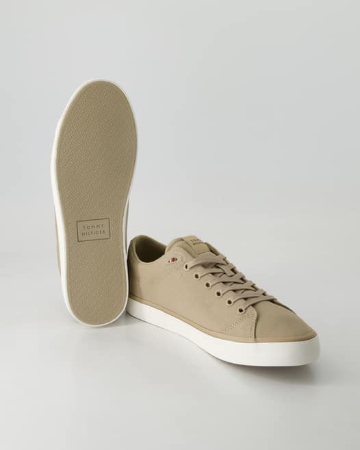 Tommy Hilfiger TH HI VULC LOW CORE CANVAS Sneaker in Beige