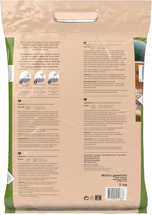 Pokon kalk Bio 5 kg