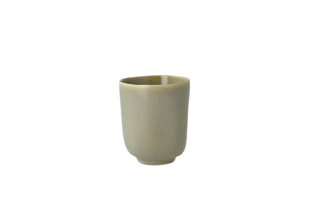 Kaffeebecher Shoku 330 ml, 6 Stück, GrünBecher-Set aus Steinzeug