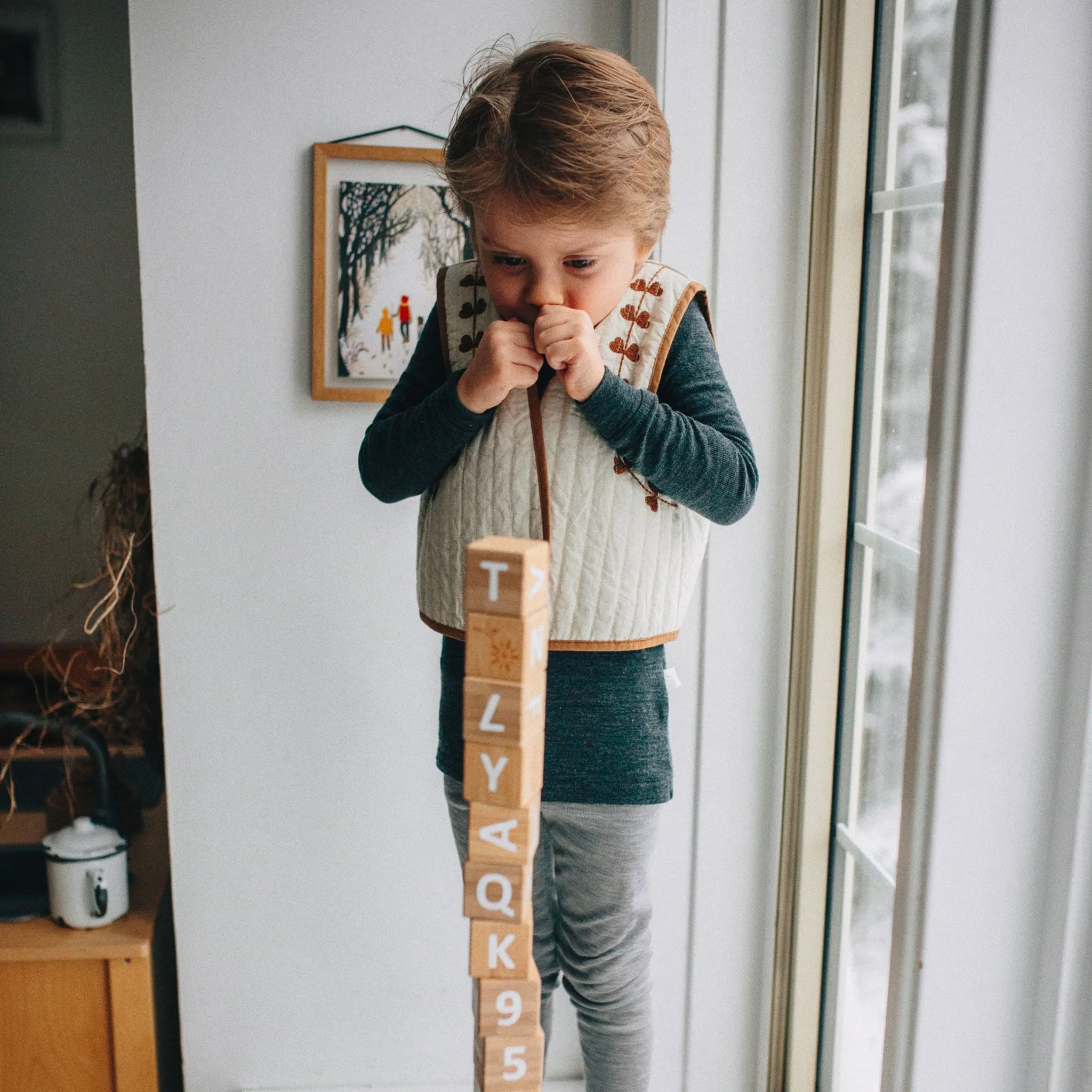 Kinderfeets Blocs en Bambou - ABC