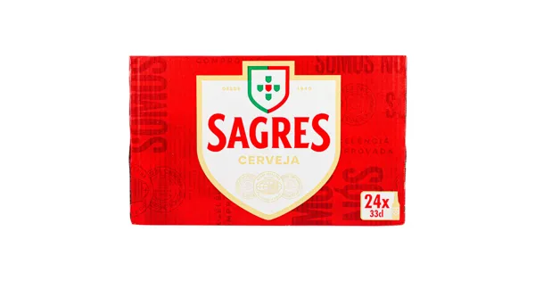 Sagres Bier 24x33cl