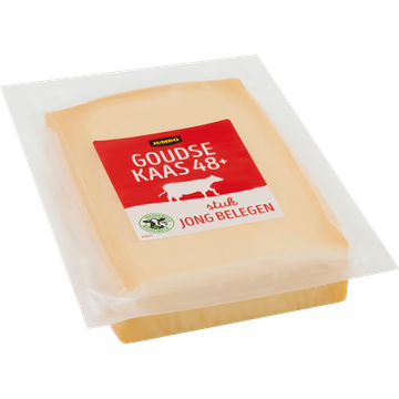 Jumbo Goudse Kaas 48+ Jong Belegen Stuk 450 g