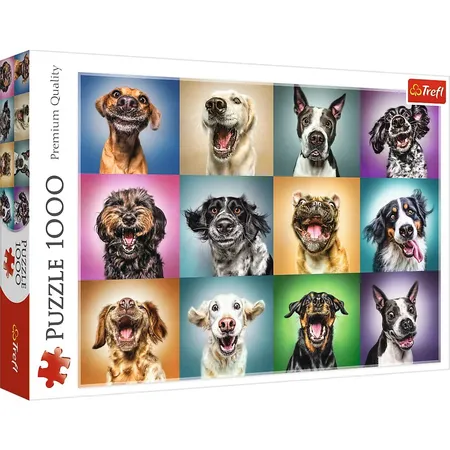 Trefl Puzzle Funny dog portraits, 1000 Teile