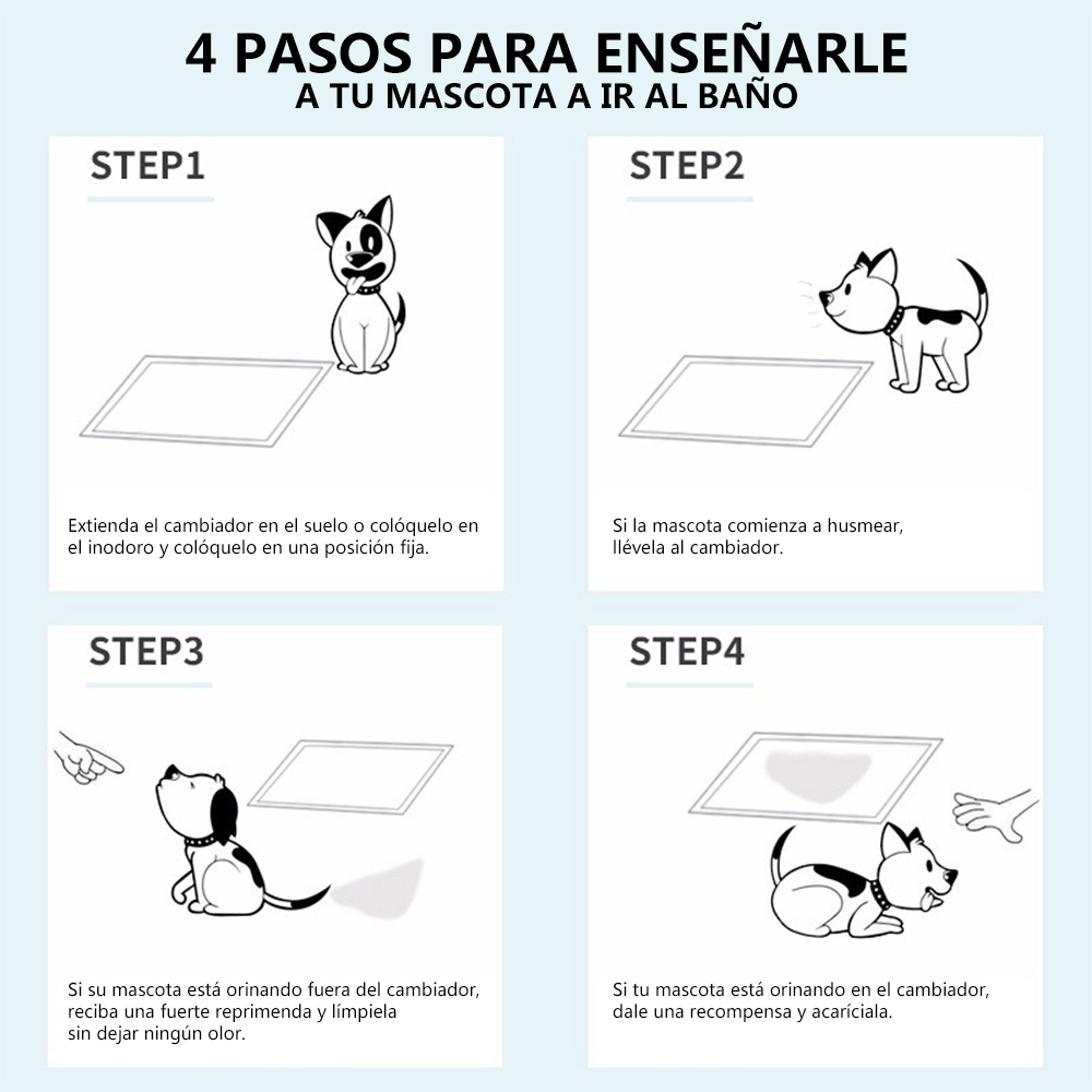 Tapetes higiênicos para cães, 60 x 90 cm, pacote com 25 unidades.