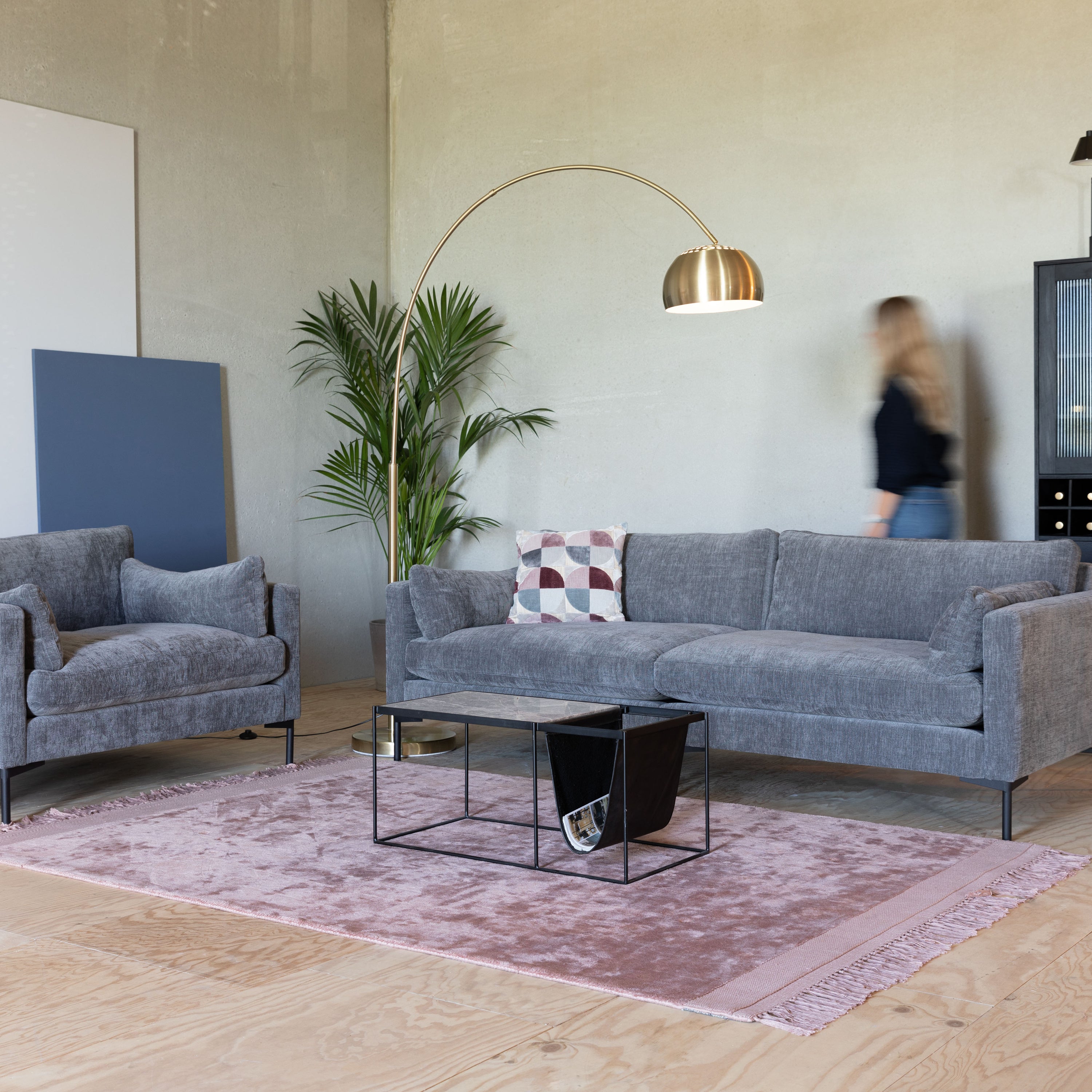 Zuiver Summer Loveseat - Antraciet