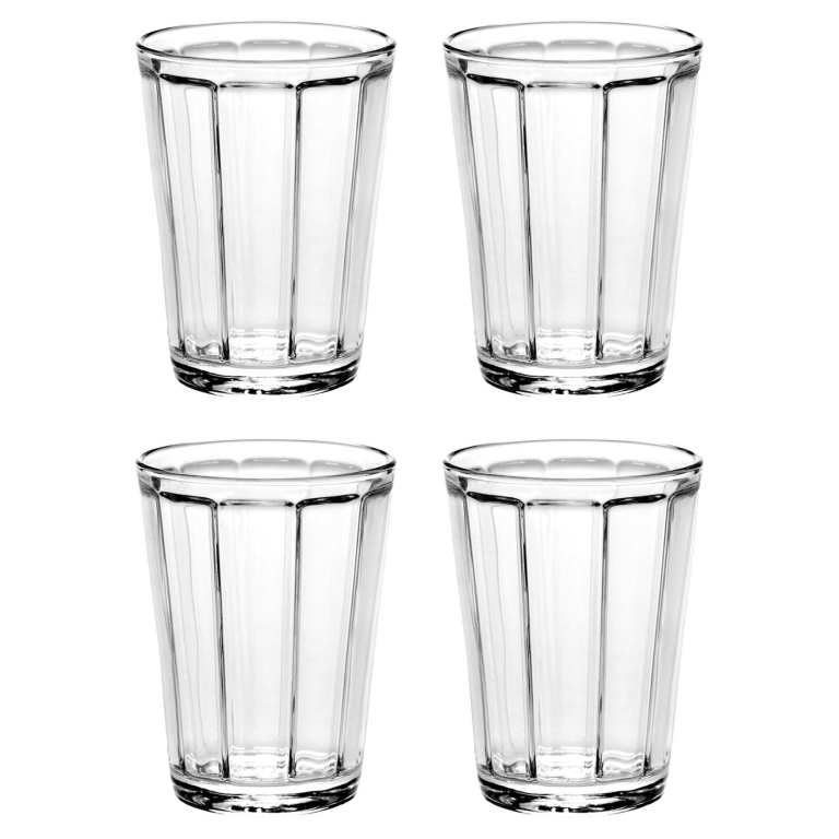 Serax Surface by Sergio Herman Tumbler glazen set van 4