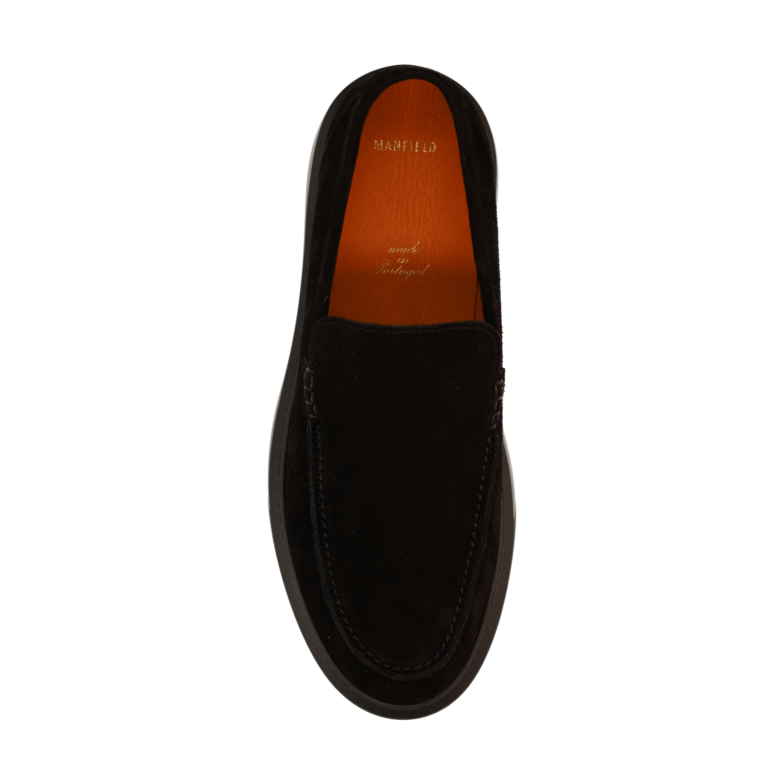 Zwarte suède loafers