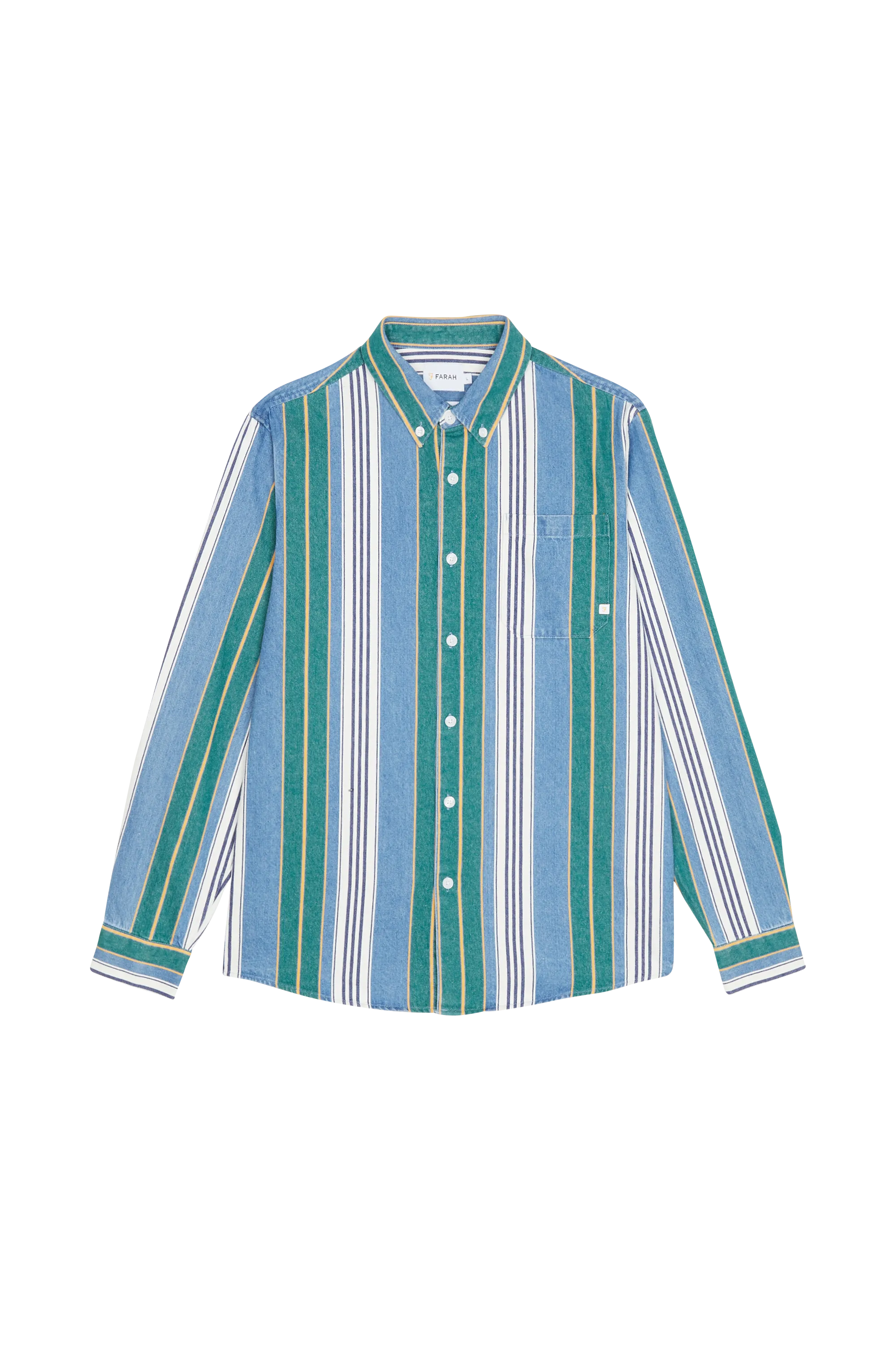 FARAH Chemise BURGHINO STRIPE 313 Multicolore
