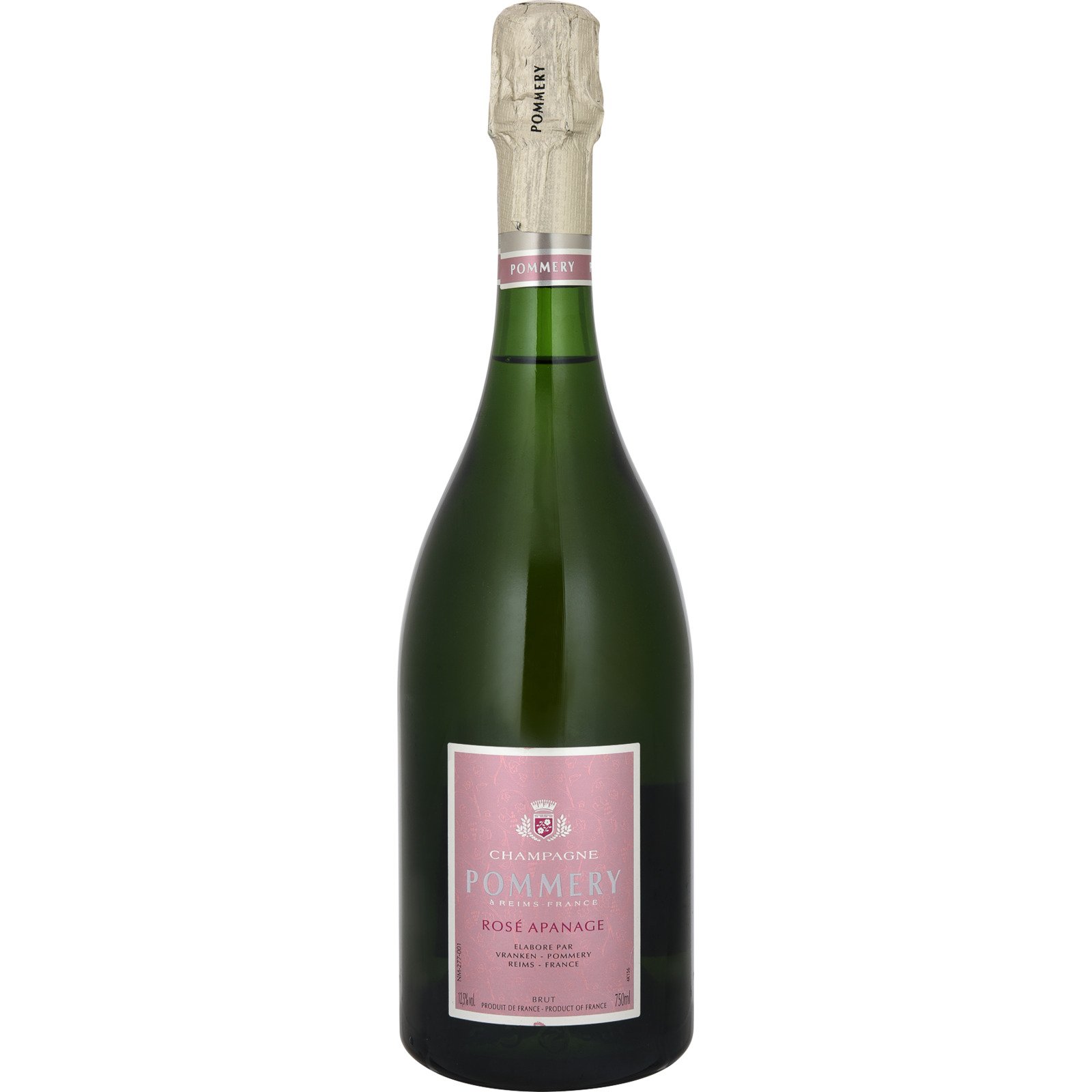 Pommery Rosé Apanage Brut Champagne 75 cl