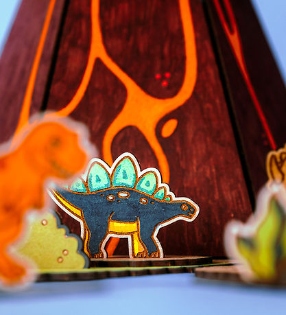 Crateit Kreas?t - Dinosaur - Tr? - Flugt fra Vulkanen