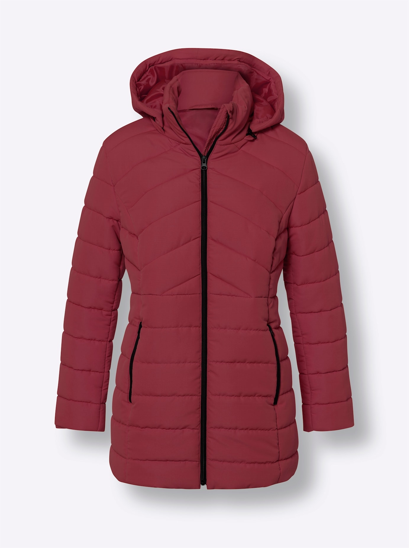 Classic Basics Steppjacke mit Kapuze