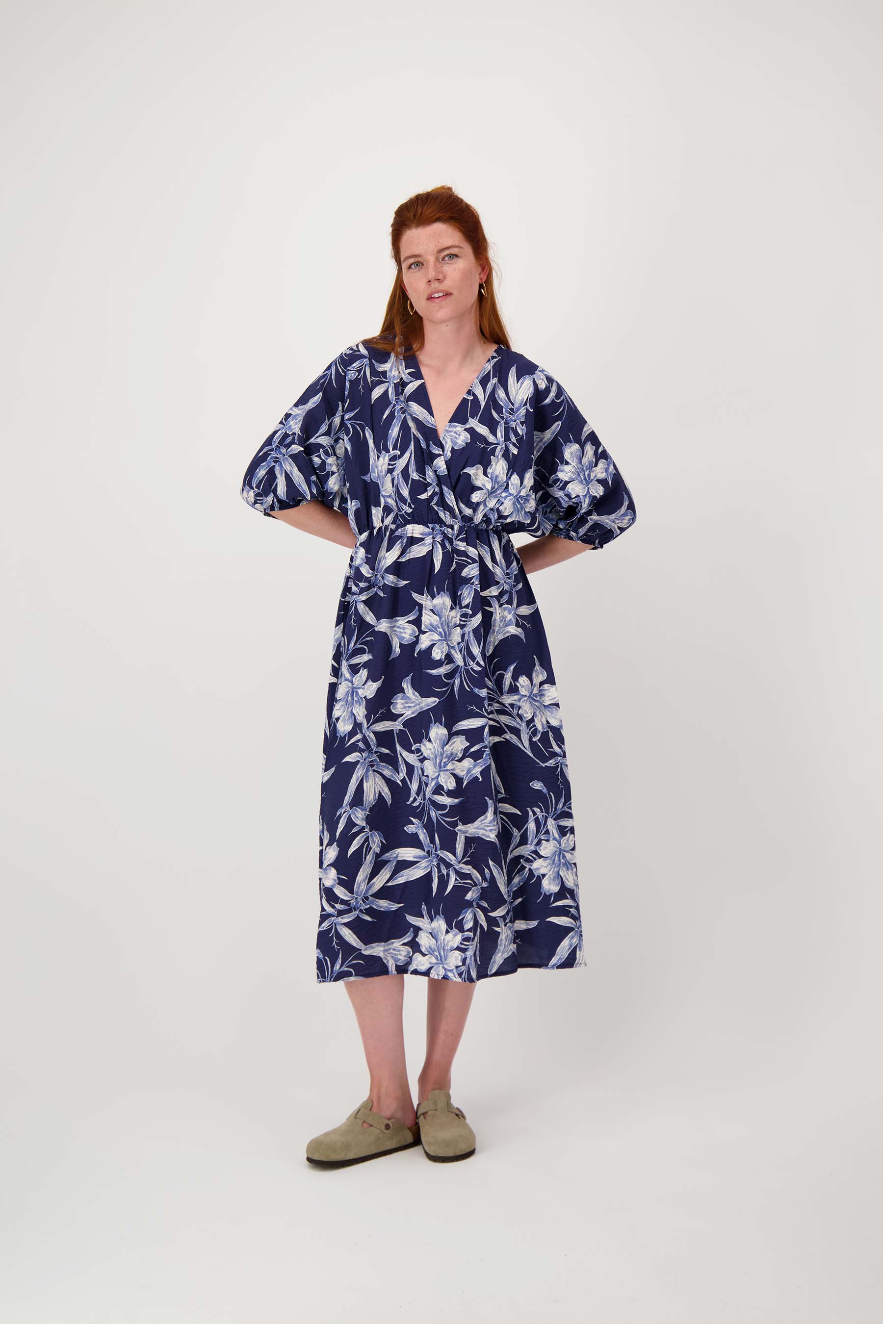 kimono jurk met print