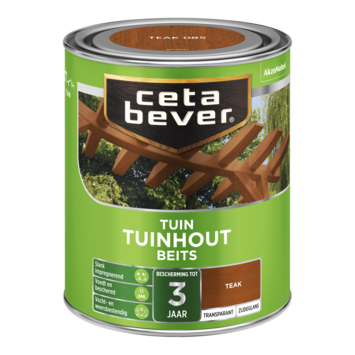 CetaBever Tuinhoutbeits zijdeglans transparant teak 750 ml