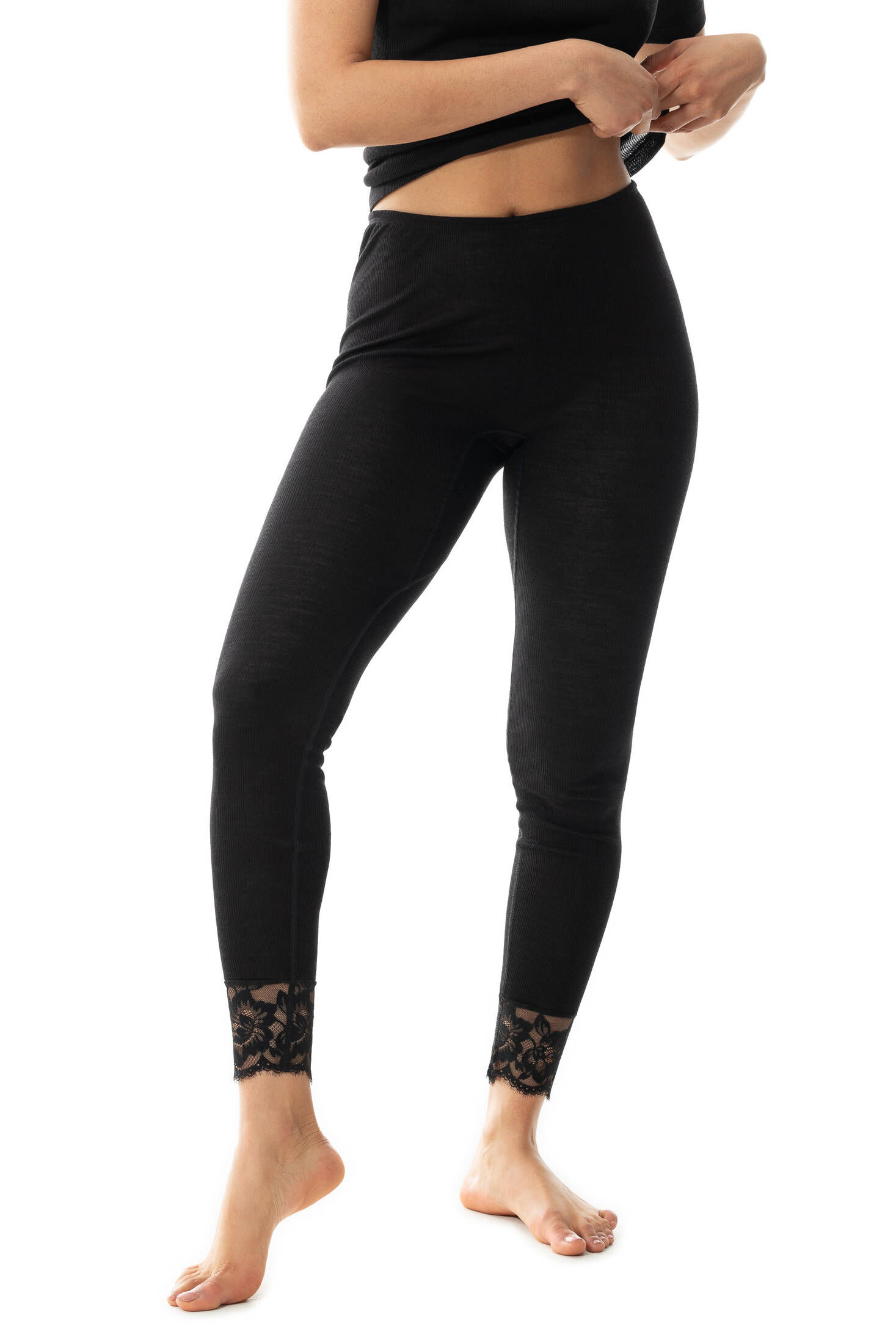 mey| Damen Leggings Serie Wool Love