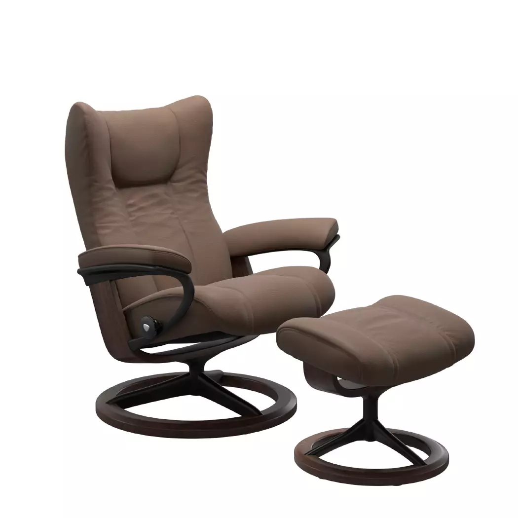 Sessel mit Hocker Wing Signature