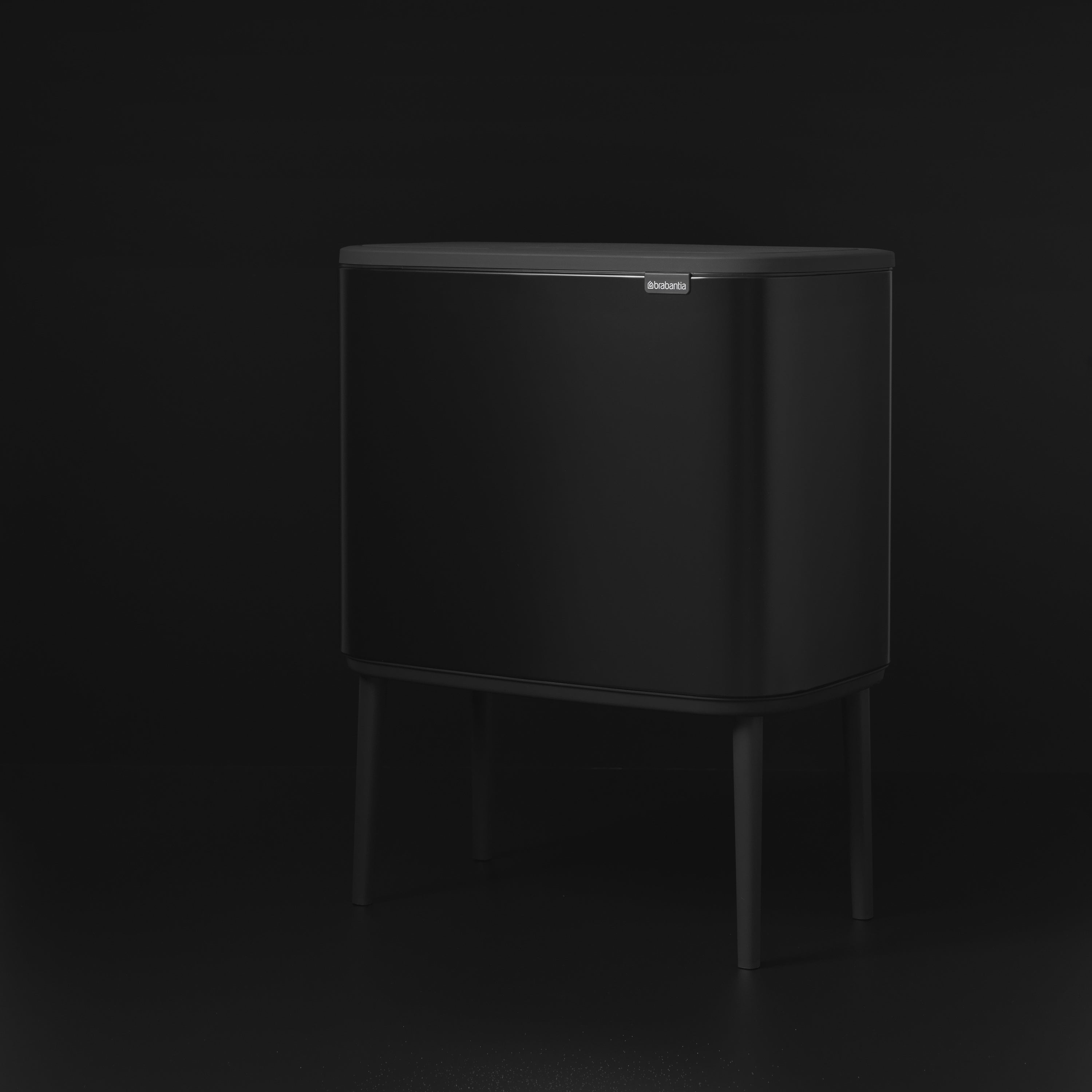 Brabantia Bo Touch Bin Afvalemmer 3 x 11 L  - Zwart